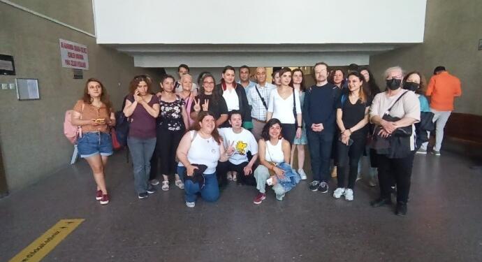 Yönetmen Tekin hakim karşısına çıktı