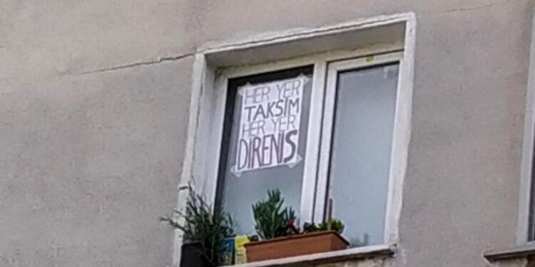 ‘Her yer gezi her yer direniş’ pankartına müdahale: Çocuklar etkilenebilir