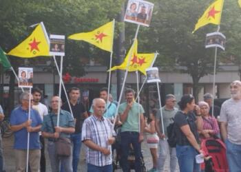 Avrupa’da Rojava’ya saldırılar protesto edildi