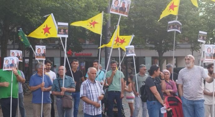 Avrupa’da Rojava’ya saldırılar protesto edildi