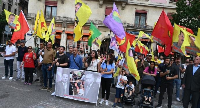 Cenevre’de Mexmûr ablukası protesto edildi