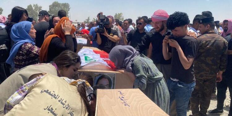 Şengal’de DAİŞ’in katlettiği 39 cenaze ailelerine teslim edildi