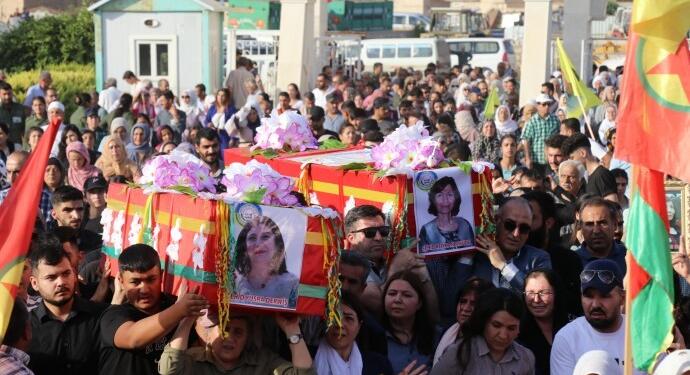 Yusra Derwêş, Leyman Şiwêş ve Fırat Tuma toprağa verildi