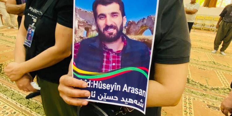 Süleymaniye’de katledilen Arasan için cenaze töreni düzenlendi