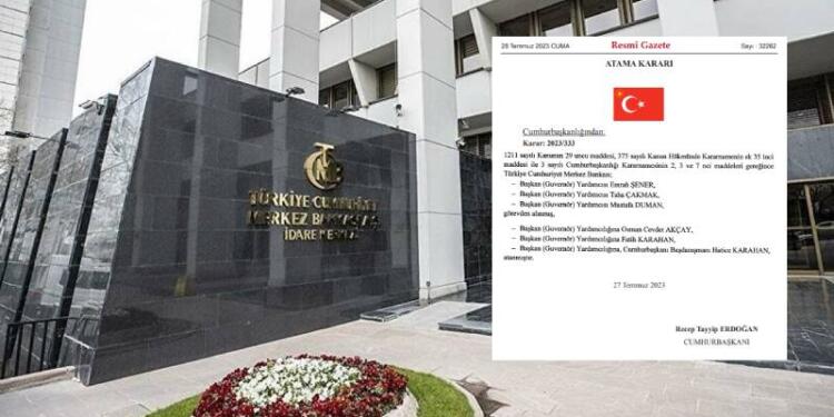 Merkez Bankası’na ‘Şimşek’ ayarı: 3 başkan görevden alındı