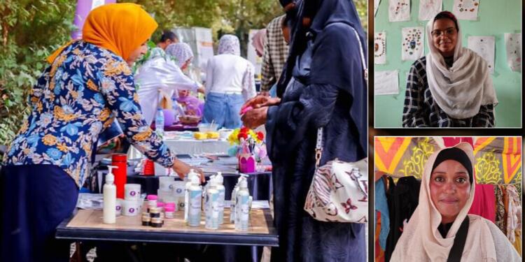 Sudanlı kadınlar savaşa rağmen üretiyor