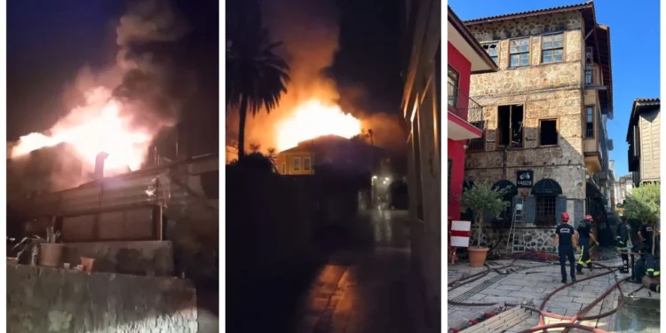 Antalya’da butik otelde yangın: 2 turist öldü