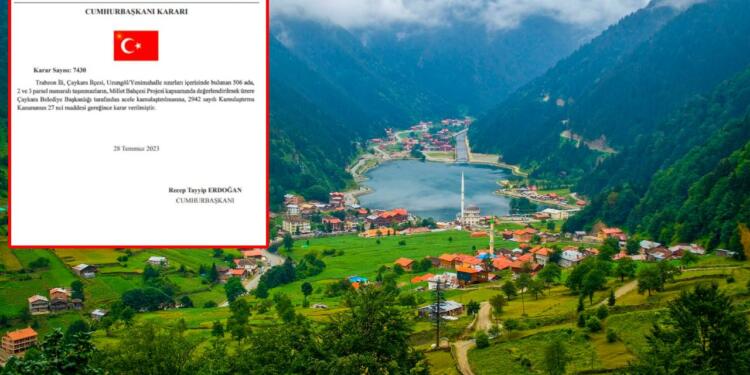 Uzungöl’e Millet Bahçesi yapılıyor