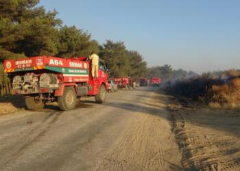 Çanakkale’deki orman yangını 3’üncü gününde kontrol altında