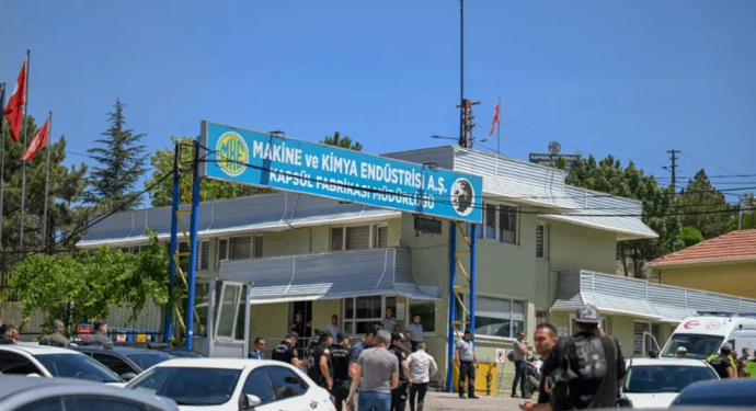 MKE fabrikasında patlamada: 4 işçi yaralandı