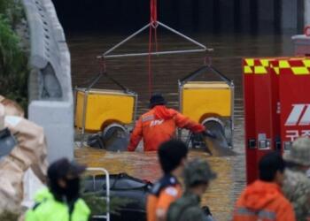 Güney Kore’de şiddetli yağışlardan 33 kişi yaşamını yitirdi