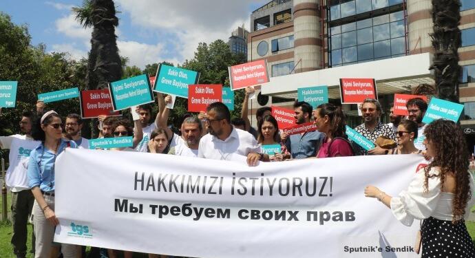 Sputnik çalışanları grev kararını astı