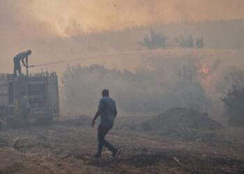  Orman yangınında yaralanan işçi hayatını kaybetti