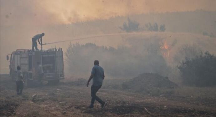 Orman yangınında yaralanan işçi hayatını kaybetti