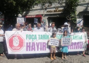 Foça Tarih ve Doğa Talanına Hayır Platformu: Kaçak otel istemiyoruz