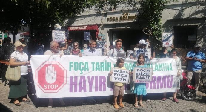 Foça Tarih ve Doğa Talanına Hayır Platformu: Kaçak otel istemiyoruz