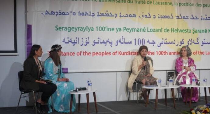 Lozan Konferansı’nda ikinci gün: ‘Jin, jiyan, azadî felsefesi’ Lozan’a karşı mücadeledir