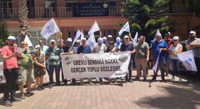 Sağlık emekçileri eylem yaptı: Sağlıkta işletme mantığı kabul edilemez