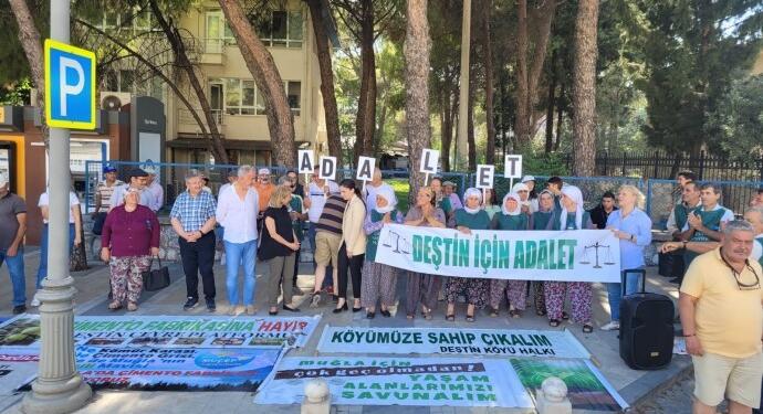 Deştin ve Bayır köyleri için adalet nöbeti 4’üncü gününde