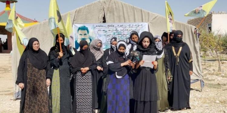 Arap kadınlardan tecride karşı çadır eylemi