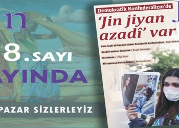 Jin Dergi ‘Demokratik Konfederalizm’de ‘jin jiyan azadî’ var’ kapağı ile yayında