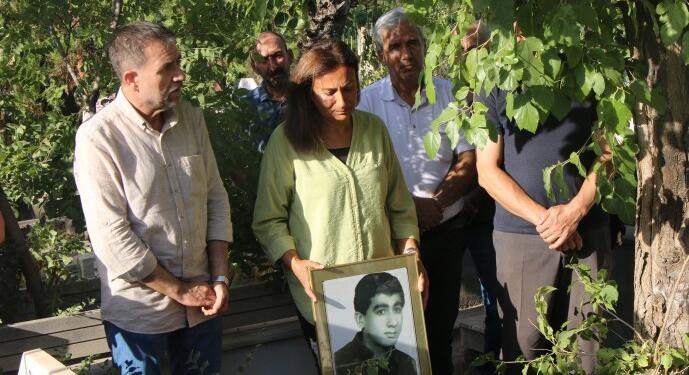 31 yıl önce katledilen Abayay mezarı başında anıldı