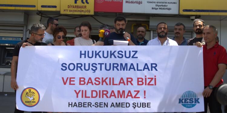 Haber Sen Amed Şubesi: Hukuksuz soruşturmalarınız bizi yıldıramaz