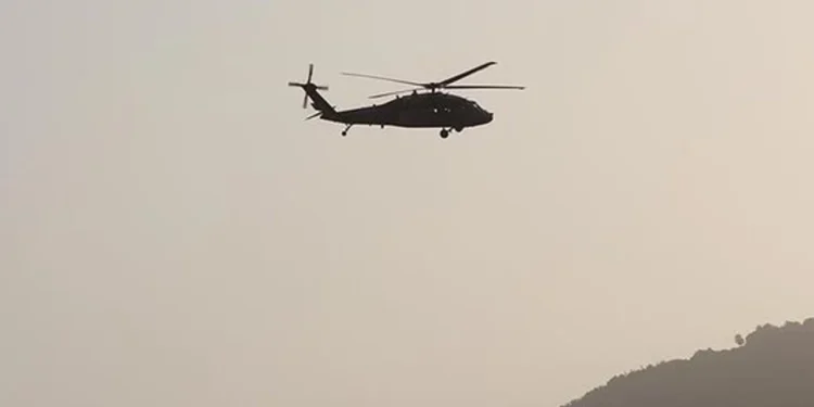 Hewlêr yakınlarında askeri helikopter düştü
