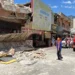 Depremde hasar gören bina çöktü: 3 yaralı