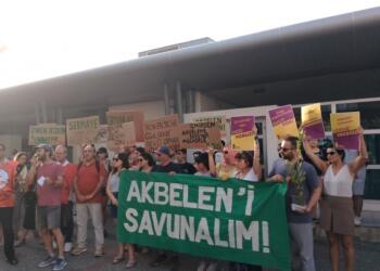 İzmir’de Akbelen’e destek: Temsili ağaç diktiler