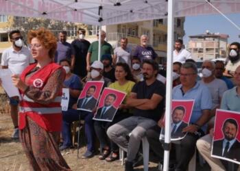 Hataylılardan tutuklu vekil Can Atalay için 16 mahallede eylem