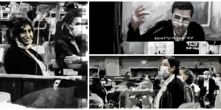 Kobanê Davası’nda cübbesiz Hüda-Par avukatından provokasyon