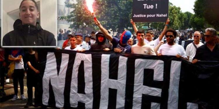 Fransa’da polisin öldürdüğü Nahel M. defnedildi