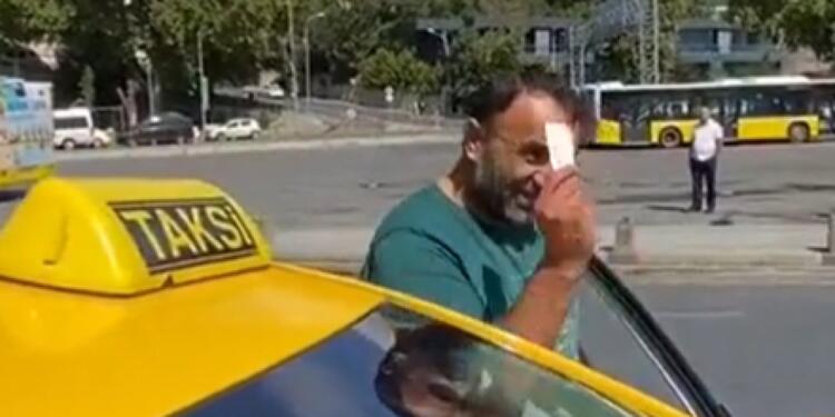 Yayaya yol vermediği için ceza yiyen taksici: Erdoğan 20 yıldır sana oy veriyorum