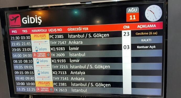 Diyarbakır Havalimanı’nda ‘Savaş uçakları’ anonsuyla uçuşlar ertelendi