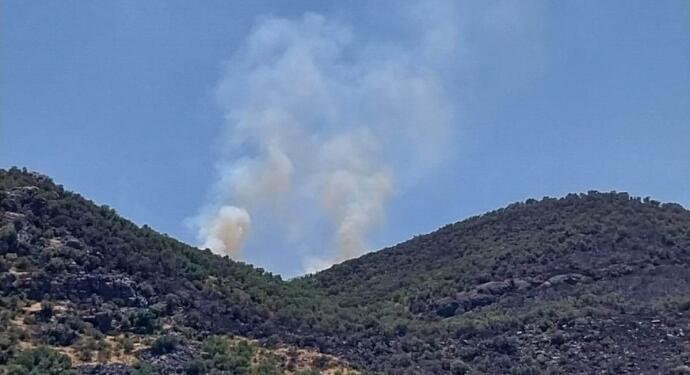 Licê’de söndürülen yangın yeniden başladı