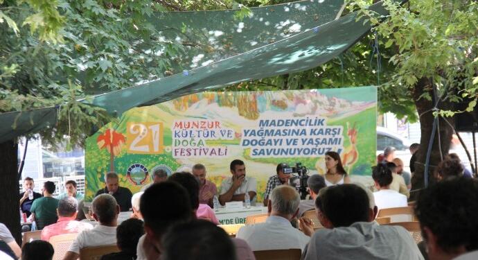 Munzur Festivali’nde ‘yaylaları madencilere terk etmeyelim’ vurgusu