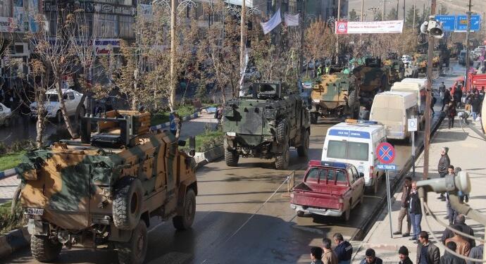 Çatışmaların yaşandığı bölgeye askeri sevkiyat