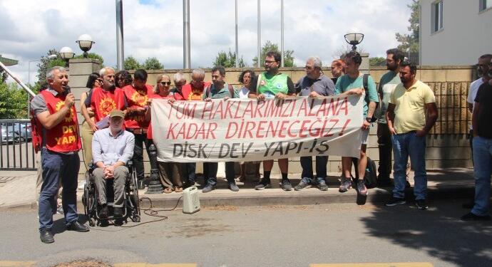 7 aydır ücret alamadılar: Direnişle kazanacağız