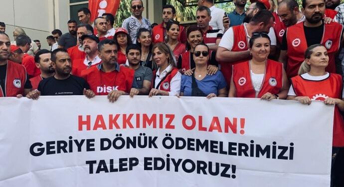 Ödemeleri yapılmayan işçiler iş bıraktı