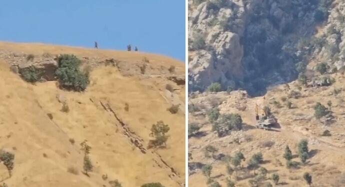 KDP askeri sevkiyat yaparak Zap’a yol yapıyor