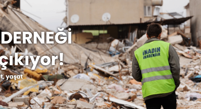 Deprem gönüllüleri İNAT Derneği’ni kurdu