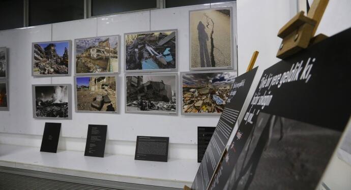 Depremzedelerden ‘Öyle bir yere geldik ki… Hiçbir sokağın adı yok’ sergisi