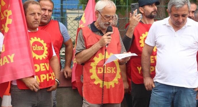 İnşaat işçileri hakları için eylemde: 7 aydır maaş alamıyoruz