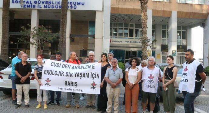 İHD’nin Barış Nöbeti’nde doğa katliamına dikkat çekildi