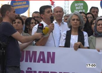 Mêrdîn’de kayyum protestosu: Bize ait olanı geri alacağız