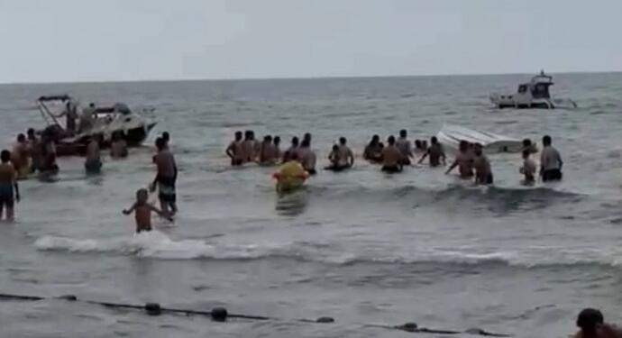 Bartın’da gezi teknesi alabora oldu