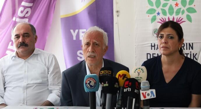 Yeşil Sol Parti vekili Öcalan’a asker saldırısı eşzamanlı protesto edilecek