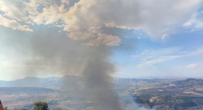 Hênê’deki yangın devam ediyor