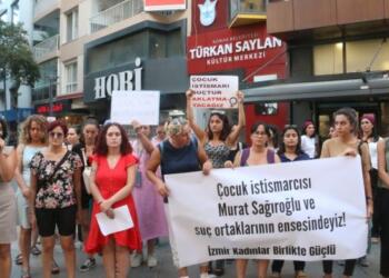İstismarcı öğretmenin serbest bırakılması protesto edildi
